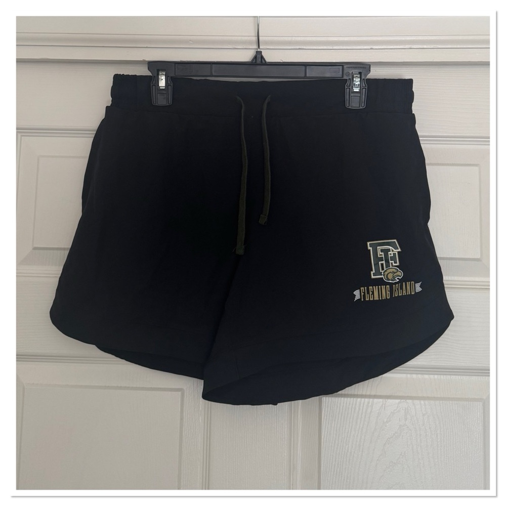 Women’s Fleming Island Golden Eagles Athletic Shorts Drawstring Waistband